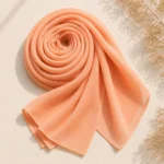 Georgette Aura Scarf - Orange
